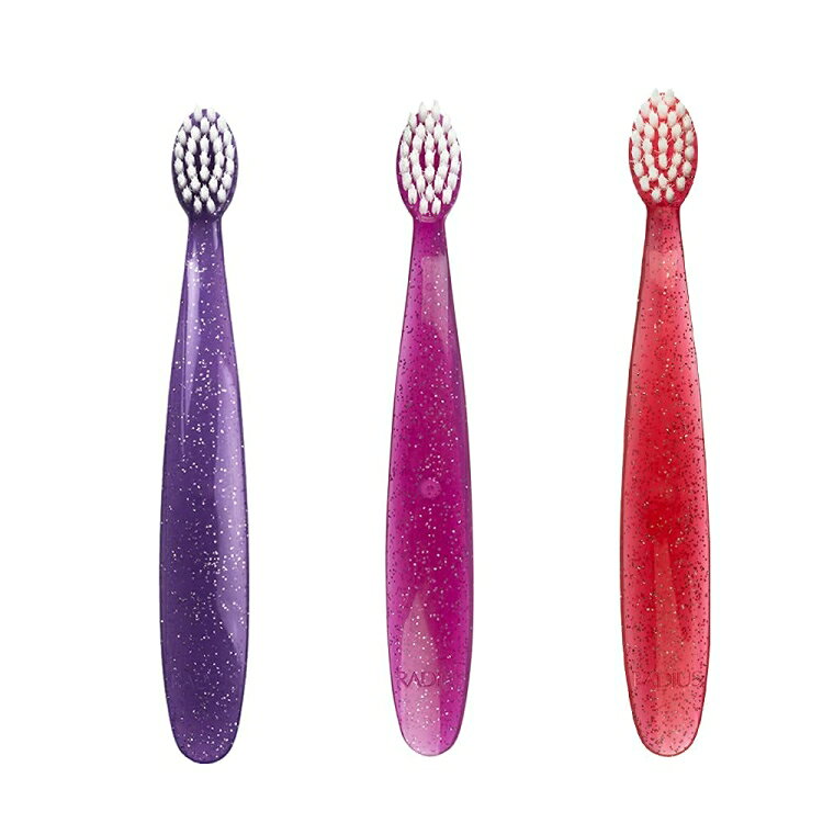 【最大1000円OFFクーポン】[女性にも人気のこども用歯ブラシ]ラディウス 歯ブラシ 子供用 18ヶ月以上 ソフト 3本セット RADIUS Totz Toothbrush Extra Soft Brush