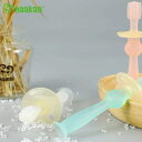 ハカ シリコン製 歯ブラシ ベビー用 6ヶ月以上 ソフト Haakaa 360° Baby Toothbrush with Suction Base Infant Silicone Toothbrush 2