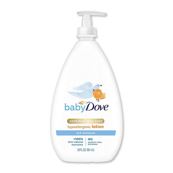 ベビーダヴ センシティブ スキンケア ボディローション 591ml 20fl oz Baby Dove Sensitive Skin Care Body Lotion モイスチャー 24時間 敏感肌