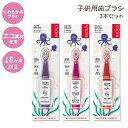 ラディウス 歯ブラシ 子供用 18ヶ月以上 ソフト 3本セット RADIUS Totz Toothbrush Extra Soft Brush