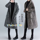 チェスターコート レディース 秋冬 厚手 オフィス ロングコート 大きいサイズ アウター グレンチェック柄 フード付き こなれ感 ゆったり きれいめ