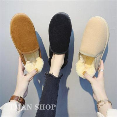 スリッポン レディース 厚底 フラットシューズ シューズ 靴 ボア付き 裏起毛 カジュアル ぺたんこ 歩き..