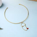 ネックレス チョーカー チョーカーネックレス モチーフ ハート アクセサリー シンプル おしゃれ ギフト プレゼント