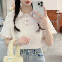 レディース ポロシャツ poloシャツ レディースTシャツ 春夏 半袖 シャツ トップス インナー カジュアル 吸汗 速乾 シンプル