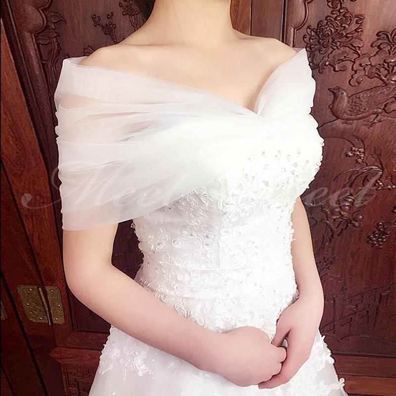 乐天商城 - ドレスアレンジ ウェディングボレロ ウエディングボレロ ショール 二の腕カバー 胸カバー 花嫁 結婚式 二次会 披露宴 お色直し 前撮り オフホワイト