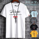 Tシャツ メンズ 半袖 丸首 英字 シンプル 大きいサイズあり お兄系 クルーネック カジュアル 夏 ゆったり トップス おしゃれ ファッション