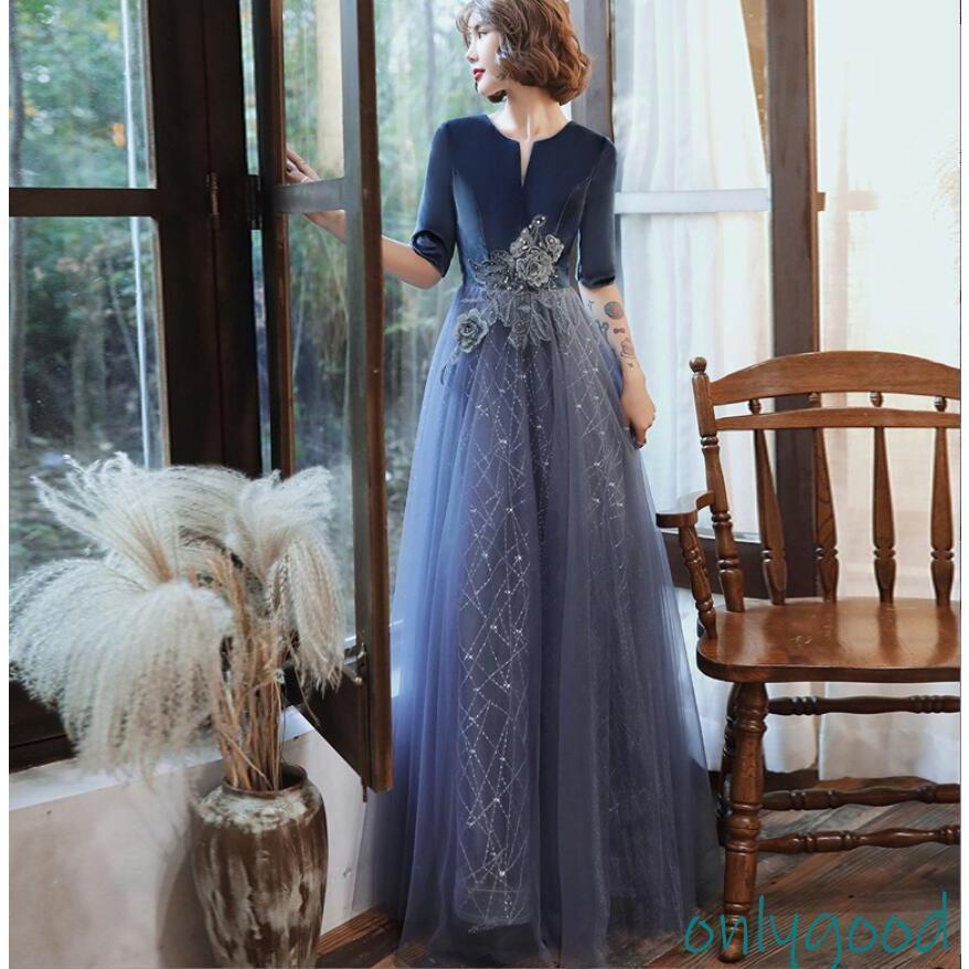 ロングドレス 演奏会用 パーティードレス 結婚式 ドレス ステージドレス 大人 ピアノ 発表会 コーラス 合唱衣装 マキシ丈 20代30代40代 大きいサイズ 成人式