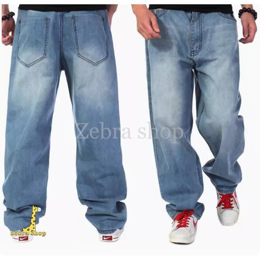 商品詳細：カラー：/ブルーサイズ：/30/32/34/36/38/40/42/44/46【商品説明】LAのストリートカルチャーを表現した定番デニムパンツが登場！90年代を彷彿させる極太シルエットがゆったりと着用できます。股下も長めに作られており、股づれ防止にもつながります。デザインはシンプルにバックポケットのステッチ部分で魅せるジーンズ。ルーズな雰囲気が大人な印象でこなれた着こなしを演出してくれるアイテムです。【素材】コットン、その他【キーワード】ジーパン デニム カーゴパンツ メンズ 大きいサイズ ゆったり デニムパンツ ワイドパンツ HIPHOP ロングズボン 極太 無地 ストリート系 ロック パンク サルエルパンツ ジーンズ リブパンツ ロング丈 ボトムス チノパン バギーパンツ カジュアル ウォッシュ加工 ユーズド感 テーパードワイドパンツ ヒップホップ ジョガーパンツ ダンス ストレッチ 太め 刺繍 バギーパンツ