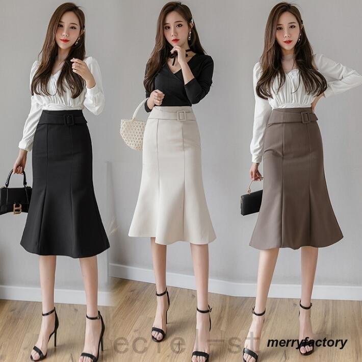 2021新作ロング マーメイド スカート ロングスカート タイトスカート 人魚 マーメイドスカート 膝丈