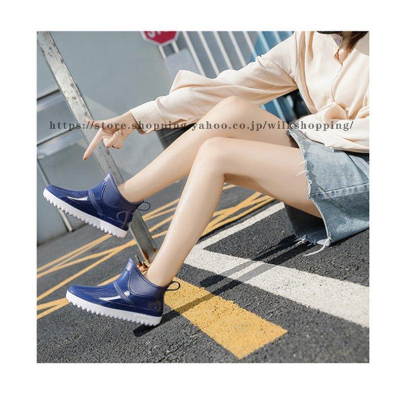 商品カラー：/ブラック/ブルー/カーキサイズ：/23/23./24/24./2■商品説明ハイカットタイプで水の侵入を防ぎ雨の日でも安心して出かけられます。雨の日もオシャレにきまるレインブーツ。デザイン性だけでなく、完全防水仕様や滑りにくい靴底など機能性にも優れているのがうれしいポイント。シンプルなデザインで雨や雪の日はもちろん晴れの日も違和感なく履くことができます。品仕様メイン素材 PVC表地: PVC■キーワードレインブーツ メンズ レディース スニーカー風 長靴 靴 美脚 ショートブーツ ラバー 雨靴 晴れ雨兼用 きれいめ 便利 ショート丈 ショート 軽量 レインシューズ 防水 防滑 梅雨 ビジネス カジュアル 通勤 通学 快適 痛くない ハイヒール 旅行 履きやすい シューズ 太ヒール 高見え 靴 滑り止め 着脱簡単 男女兼用 安定感 疲れにくい 滑らない 脱げない おしゃれ 幅広 無地 ミドル丈 エンジニア 目玉 楽ちん 楽チン 安定性 通気 大 上品