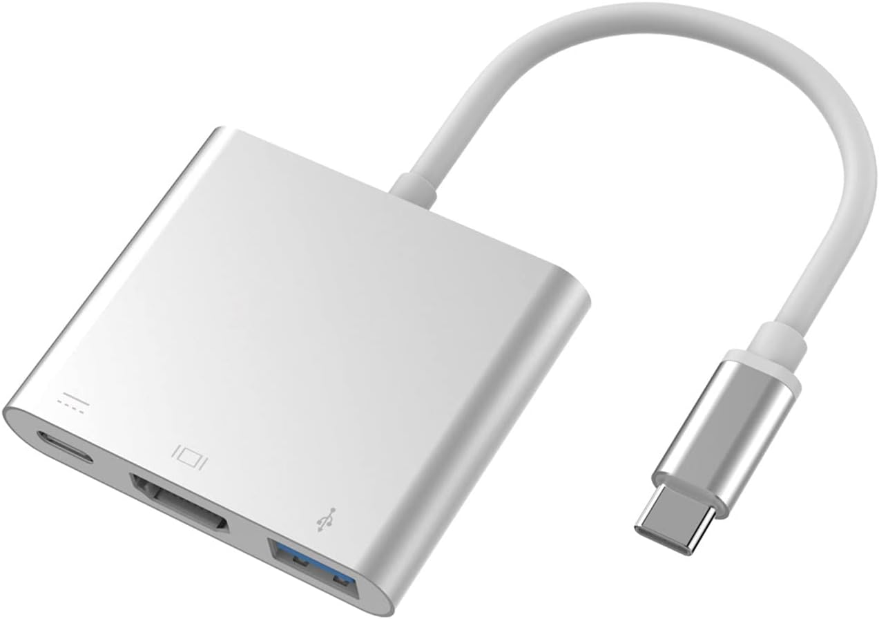 【3-in-1アダプタ】HDMI出力ポート/?USB3.0データポート/PD対応USB-C充電ポートを1つの変換アダプターに集まります。複数のデバイスが同時に接続された場合でも、安定したデータ転送が可能です。【高解像度】4K/1080P解像度をサポートして、パソコン/タブレット/スマホをHDMIポートを持つのテレビ、モニター、プロジェクターなどの機器に接続できます。クリアで鮮やかな映像を提供します。大きなスクリーンで家族や友達と一緒に高精細の動画を楽しみます。【高速データ転送】USB?3.0ポートは最大5Gbpsのデータ転送スピードを達し、HD動画でも数秒で転送できます。USB?2.0/1.1と交換性があります。USB?タイプCポートは急速充電で、動作しているデバイスに十分な電力を供給します。（注：SwitchがHDMI出力ときは、純正の充電アダプタを使用して充電する必要があります。【幅広い互換性】For?Switch/MacBook?Pro/MacBook?Air?/iPad?Pro/?Surface?Book?2/Samsung?Galaxy?S20/Huawei?MateBook/?ChromeBook?Pixel?/Dell?XPS?15/13などのUSB-Cポート搭載のデバイスに対応しています。（注：このアダプタはiPhoneには適用されません。【使いやすい】ソフトウェア、ドライバをインストールする必要はありません。接続するだけで手軽に利用でき、挿入と取り外しが簡単です。アルミ素材を採用し、軽量、耐久性、難燃性に優れています。放熱が速く、信号伝送も安定しています。コンパクトで外出時に持ち歩けています。※プラグアンドプレイ、ドライバをインストールする必要はありません、オリジナルの充電ステーションの完璧な代替品です。※4K?/?1080p?/?720p?HDディスプレイをサポート、Nintendo?Switchは1080pのみサポート。※短絡保護、過電流保護、過熱保護機能を備えたオリジナルのインテリジェントチップを内蔵。※軽量、ミニとポータブル、任意のバックパック、スイッチバッグや旅行バッグに格納することができます。※日常使用、旅行、パーティーに適しており、いつでもどこでもNintendo?Switchを使用することができます。※テレビにゲームを表示するために外部電源が必要です。オリジナル/15V?2.6A/15V?3A電源アダプターをご利用ください。※ゲーム機からテレビに映像を変換する時、5-10秒待ってください。※ゲーム機のディスプレイとテレビのディスプレイの同じ画面表示にはなりません。※HDMIケーブル、USBケーブル、充電器はパッケージに含まれていません。