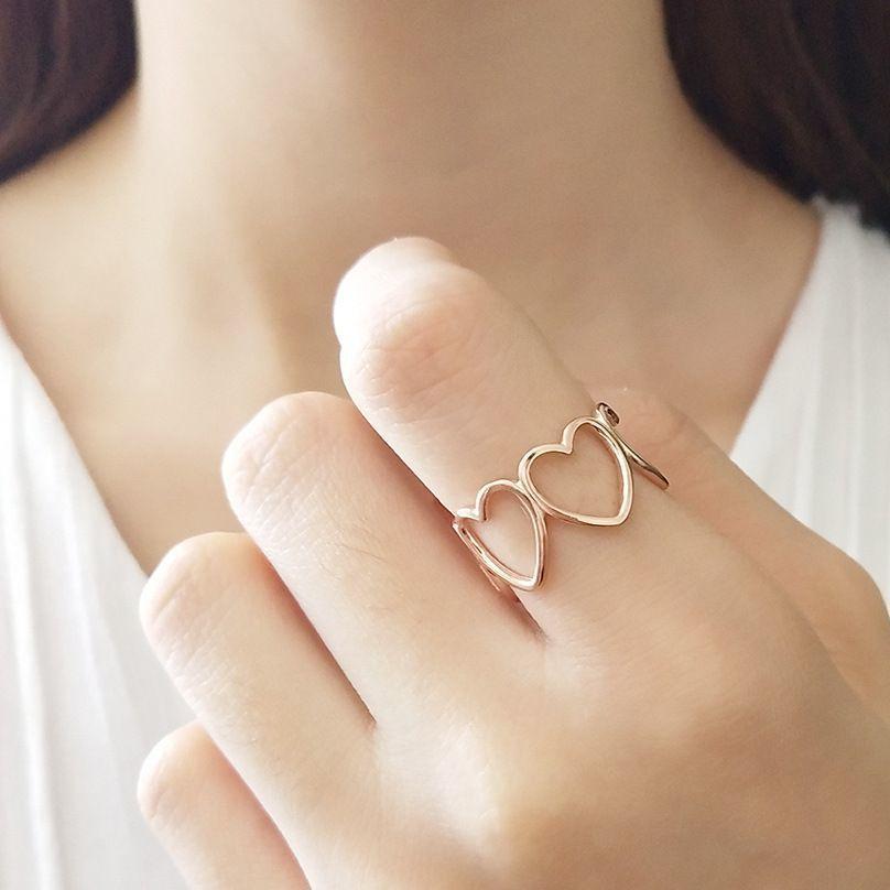 指輪 リング レディース アクセサリー シルバー925 ハート かわいい おしゃれ 上品 フリーサイズ ギフト プレゼント 女性 記念日(4)