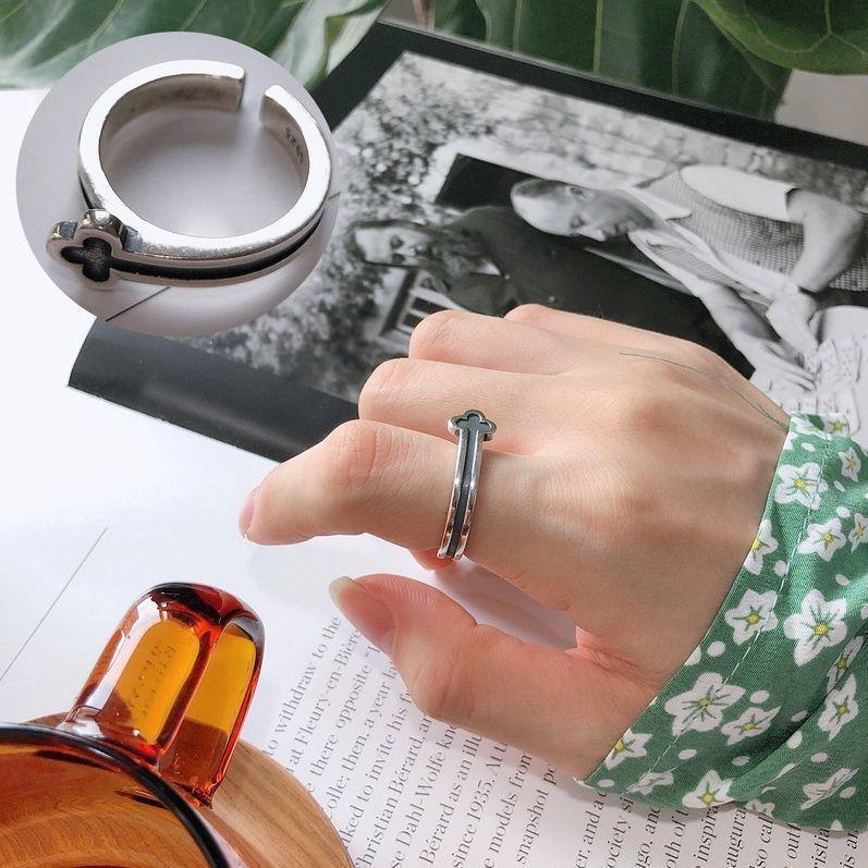 指輪 リング レディース 女性用 アクセサリー シルバー オープンリング 花 フラワー アンティーク調 かわいい おしゃれ プレゼント ギフト