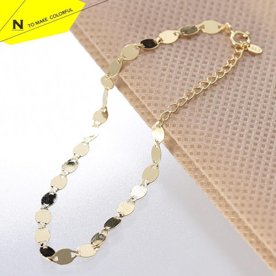 ブレスレット チェーン デザインチェーン 72W レディース アクセサリー シンプル おしゃれ 上品 女性用 婦人用 ジュエリー 記念日 誕生日 プレ