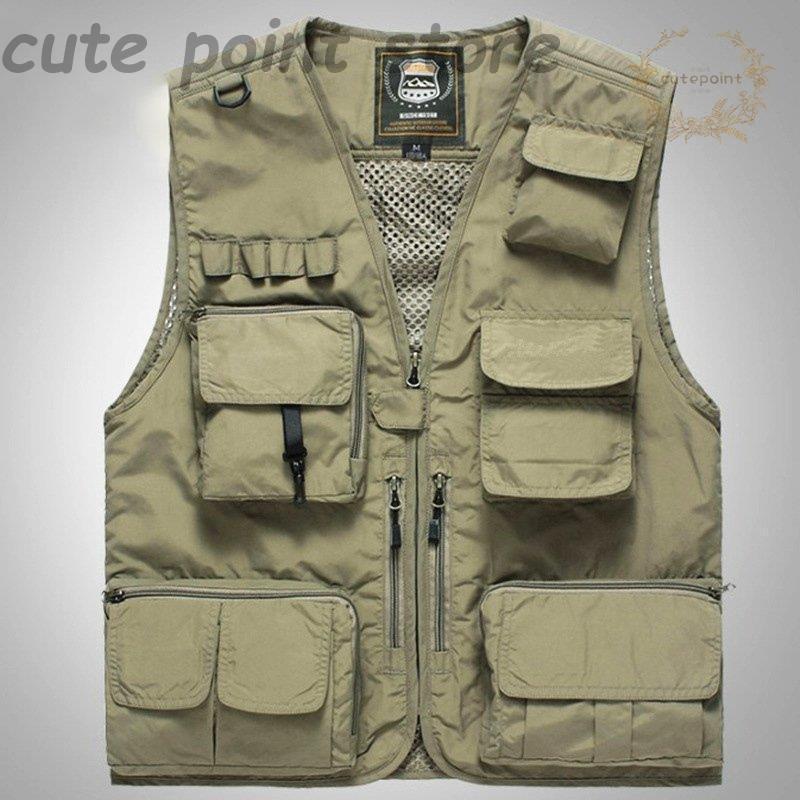 メッシュベスト メンズ トップス お釣りベスト マン 清涼 薄手 ミリタリー 多機能 作業ベスト 釣り 夏用ベスト 涼しい キャンプ 春夏秋冬