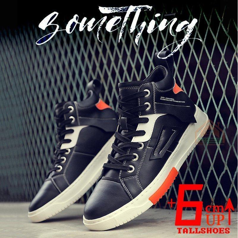 UP6CM背が高くなるメンズシークレットシューズ厚底キャンバススニーカーカジュアル