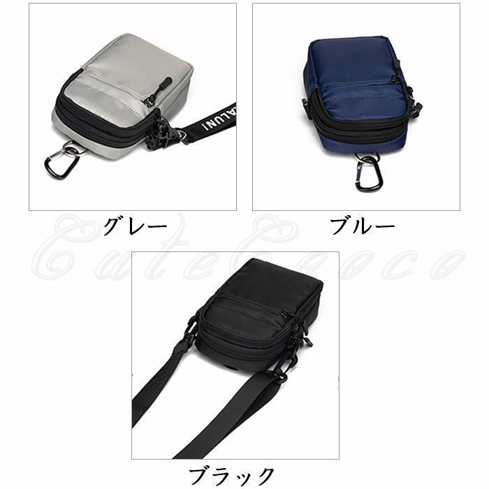スマホポーチ レディース メンズ ショルダーバッグ ミニ 斜めがけ ポシェット 小物入れ 携帯入れ 防水 大容量 大きめ きれいめ おしゃれ 2