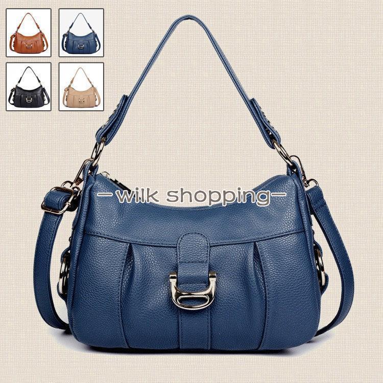 本革　ショルダーバッグ レディース　斜めがけ 2way　ハンドバッグ 本牛革 バッグ レディース ショルダーバッグ 斜めがけ ななめ掛け 肩がけ　バッグ(4)