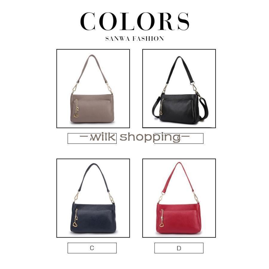■品名:レディース本革ショルダーバッグ ■素材（外側）:牛革　　■素材（内側）:ポリエステル　■サイズ(約):横27cm、縦16.2cm、マチ9cm■ショルダーベルト：付属します■金具の色：ゴールド　■開閉式：ファスナー式　■ポケット 内側：メイン収納 ファスナー式 小物用オープン式 　　　　　 外側：ファスナー式 ■収納:ティッシュ、、化粧品、財布、スマホなど■A4対応:不可 レザーバッグ レディース　レザー かばん 本革　おしゃれトレンド カジュアル 革バッグ ショルダー　ミニショルダー鞄 レディース コーデ 通勤 通学　大人 かわいい 女性 大人　ショルダーバッグ　 カジュアル 肩掛け 20代 30代 40代大容量　バッグ　レディース　斜めがけ　本革　牛革 シンプル きれいめハンドバッグ　キレイめ 収納 おすすめ　カバン 鞄 かばん ショルダーバッグ　ビジネス 仕事用 旅行 デイリー