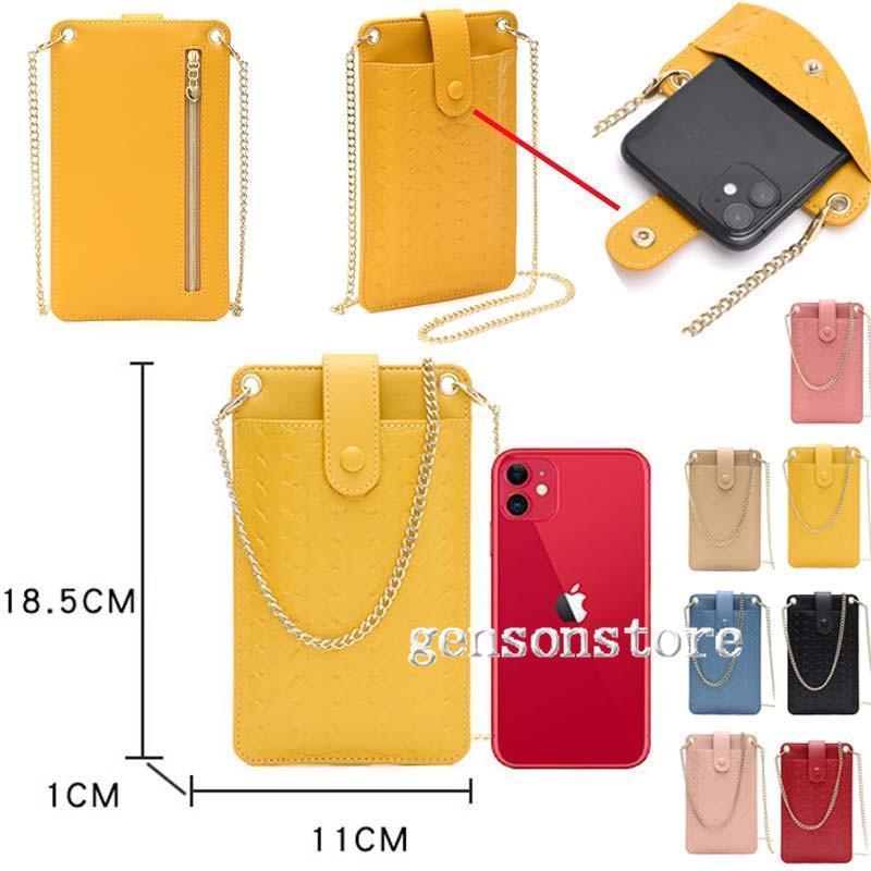 スマホ ポーチ ポシェット ショルダーバッグ レディース 斜めがけ チェーンバッグ 縦型 韓国風 かわい..