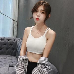 ブラトップ レディース ベアトップ チューブトップ 無地 透けにくい スポーツ キャミソール 春 夏 新作