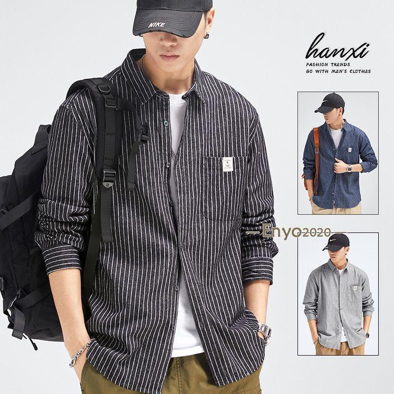 シャツ メンズ メンズシャツ メンズ 長袖シャツ 柄シャツ ブラウス メンズ 春服 メンズ 秋服 メンズ アメカジ