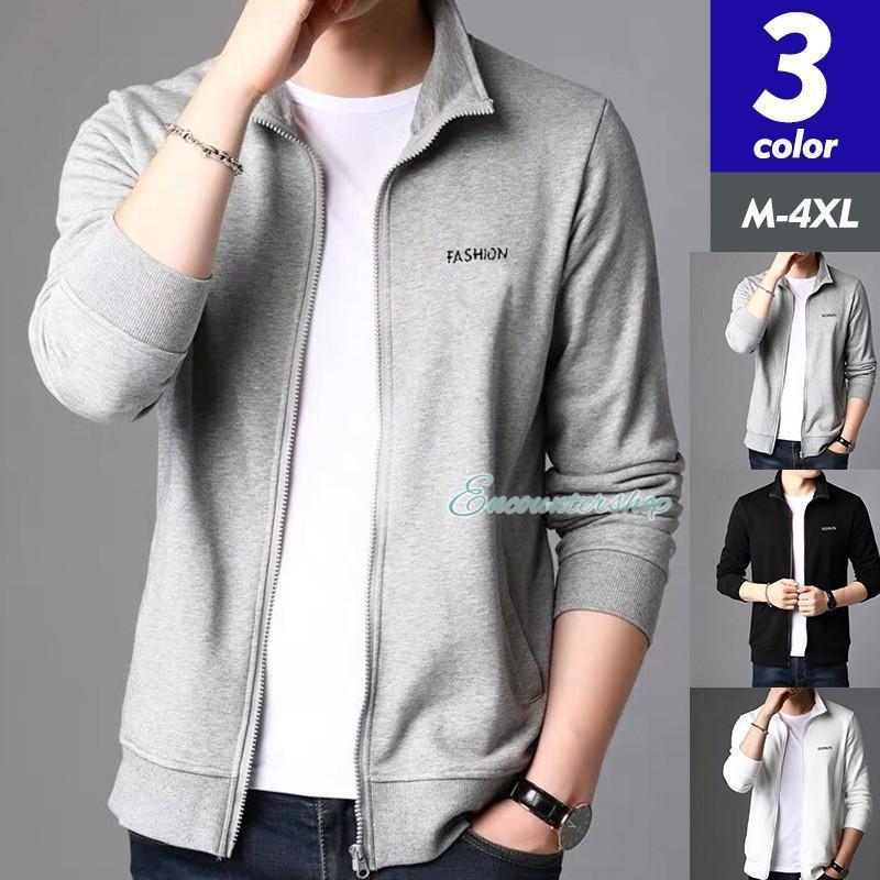 スタジャン メンズ ジャンパー ライトアウター トレーナー ブルゾン ジャケット カジュアル 羽織り ゆったり シンプル 無地 野球服 ジム 春秋