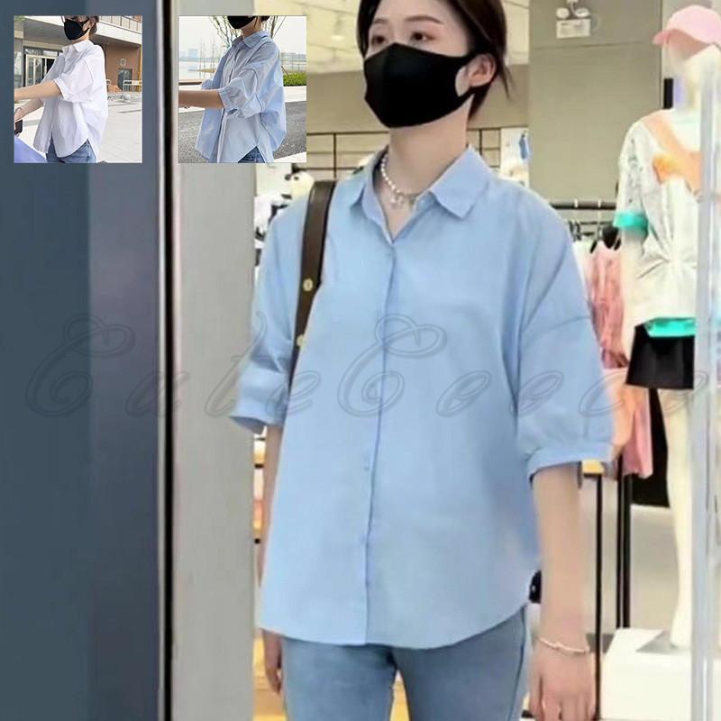 トップス 半袖 vネック レディース tシャツ 襟 付き シンプル 無地 ファッション 体型カバー 快適通気 清涼感 薄手 カジュアル