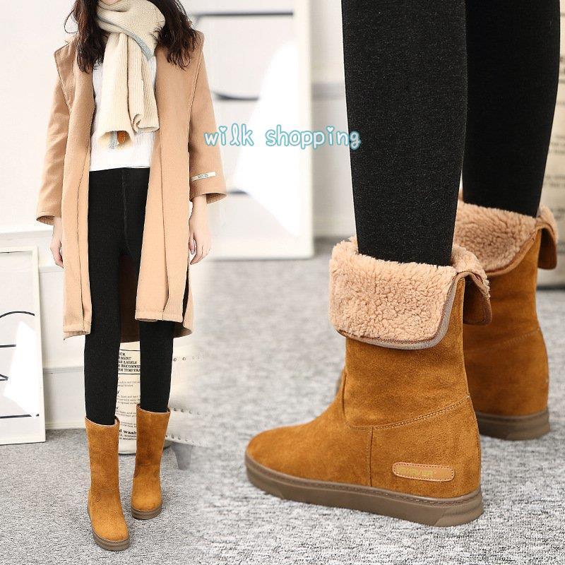 スノーブーツ レディース 滑らない 防寒 ムートンブーツ 長靴 スノー シューズ 冬靴 長くつ 暖かい 雪..