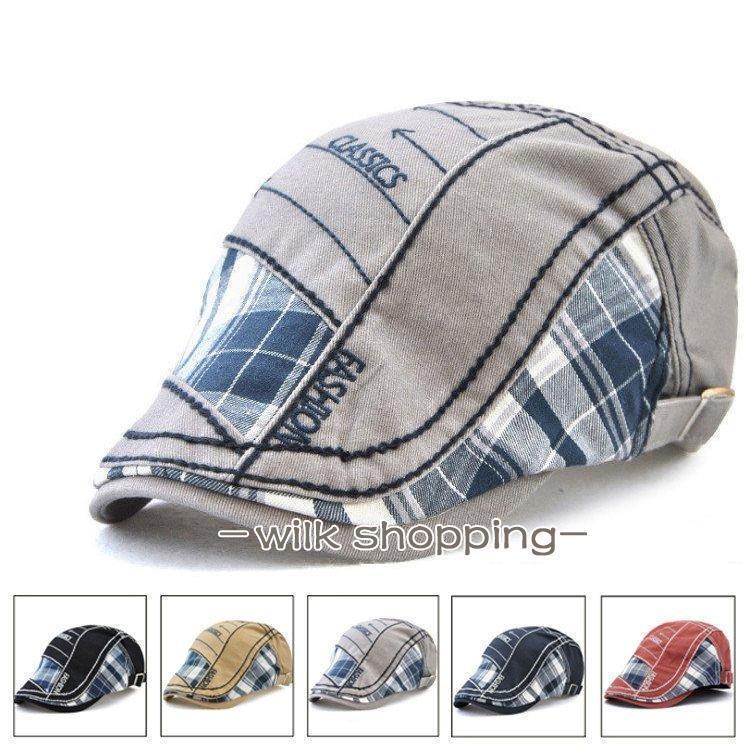 春夏秋冬　ハンチング帽　帽子　メンズ　メンズキャップ　防寒 おしゃれ　カジュアル 合わせやすい uvカット　ゴルフ(4.0)