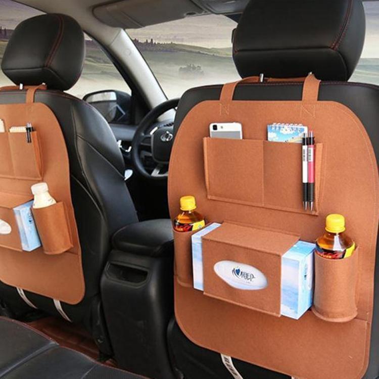 Rakuten - 車収納 後部座席 シートバッグ シートポケット カー用品 車載 小物入れ マルチポケット 大 容量 ホルダー 車用収納バッグ ティッシュケース 汎用