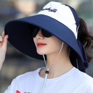 Hat - つば広帽子 サファリハット レディース UVカット ハット キャップ 紫外線対策 サンバイザー 日焼け止め アウトドア 農作業 通気性 遮光