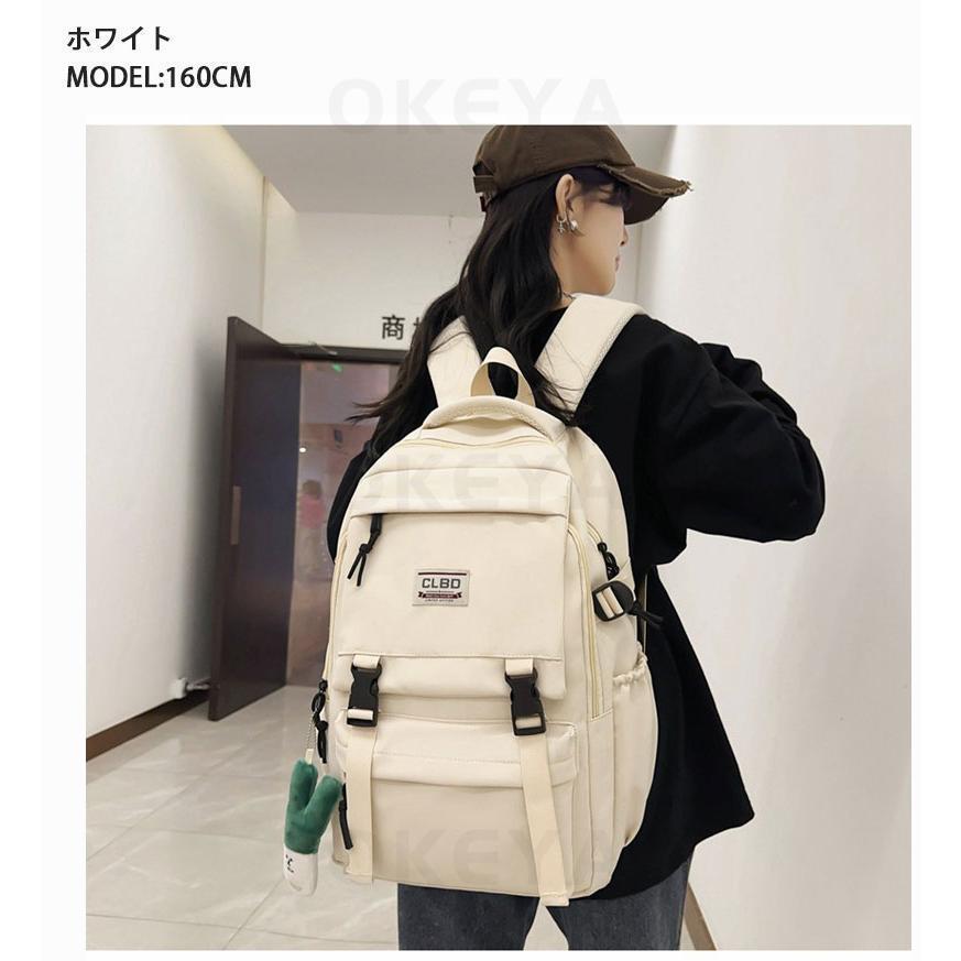 リュック バックパック 通学 女子 大容量 防水 韓国 レディース ジュニア かわいい リュックサック 中学生 可愛い 通勤 収納 パソコン 軽い 高校生 学生 3