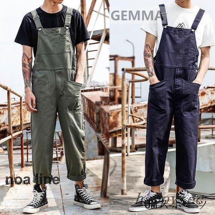 大オーバーオール メンズ サロペット つなぎ サスペンダーズボン ロングパンツ カジュアル 作業着 ワークカーゴパンツ 春夏秋●カラー：カーキ　ネイビー　グリーン●素材：綿●サイズ（細身なタイプで実寸をご確認ください）（cm）：【S】 総丈...