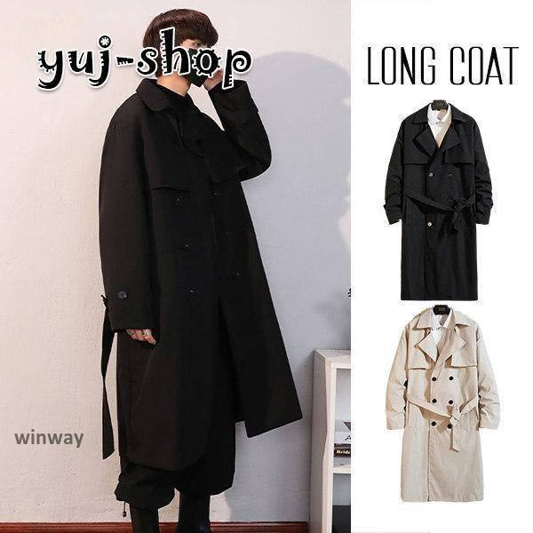 トレンチコート メンズ ロングコート ビジネスコート ステンカラーコート テーラード アウター 大きい..