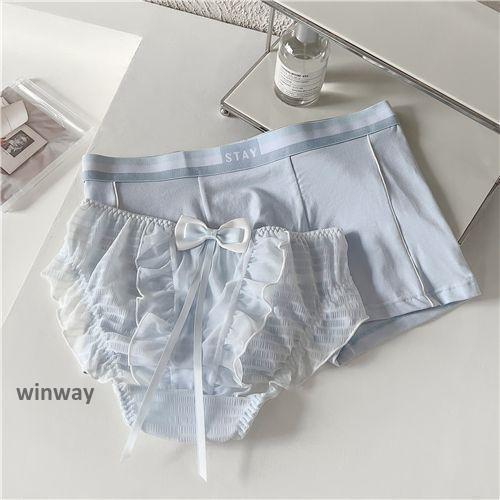 ペア 下着 カップル ペア パンツ ブランド ヒップ ハンガー 女性 ショーツ ペア カップル ボクサー カ..