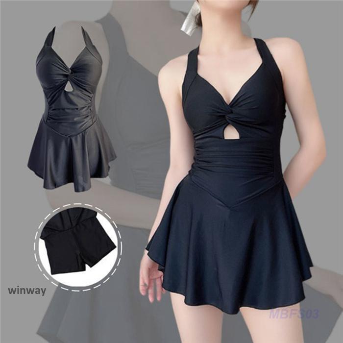 Dresses - 水着 レディース 袖なし ワンピース ノースリーブ 無地 着痩せ 速乾性 パッド付き 可愛い プール 温泉 女の子 大人 プレゼント 体型カバー 快適 海 夏