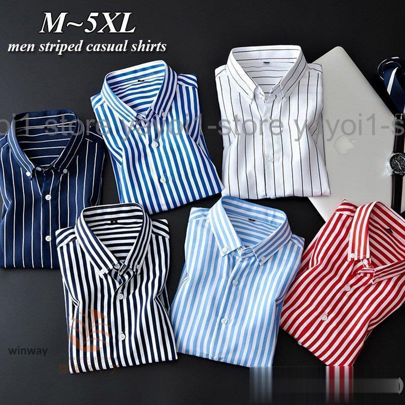 ボタンダウンシャツ メンズ 長袖 おしゃれ ストライプ 開襟シャツ ストラップ シンプル スリム カジュアルシャツ Yシャツ 通勤 就職 ビジネス トップス40代