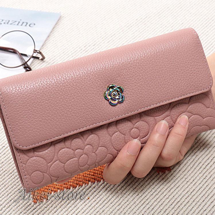 Rakuten - 牛革　本革　財布 レディース 小銭入れ　カード入れ　サイフ　おしゃれwallet コンパクト　安い レザーサイフ　　可愛い