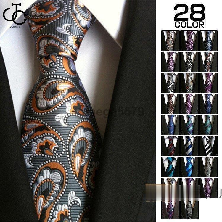 Neckties - ネクタイ メンズ ビジネス レギュラーネクタイ フォーマル 結婚式 紳士用 ストライプ柄 メンズファッション 選べる28柄