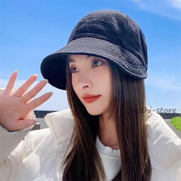 帽子 レディース UVカット 紫外線対策 キャンプ つば広 日よけ 小顔効果 折りたたみ 飛ばない 自転車帽子 春夏 日焼け防止 サイズ調整 旅行 harmony17-10053234 harmony17 サンプル画像3