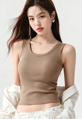 樂天商城 - ブラトップ キャミソール タンクトップ カップ付きインナー リブフィットタンク リブフィットキャミソール 下着 ノンワイヤー 伸縮性 部屋着 春 夏 秋 冬20代 30代 40代 50代60代