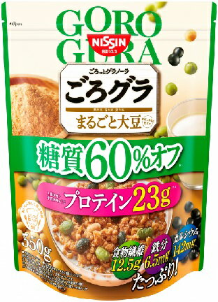 日清シスコ ごろグラ 糖質60％オフ まるごと大豆(350g) 6個入り