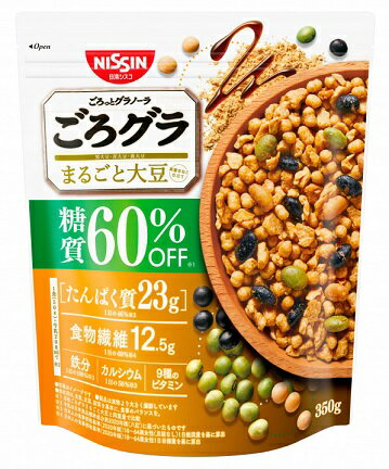 日清シスコ ごろグラ 糖質60％オフ まるごと大豆(350g)　6袋入り