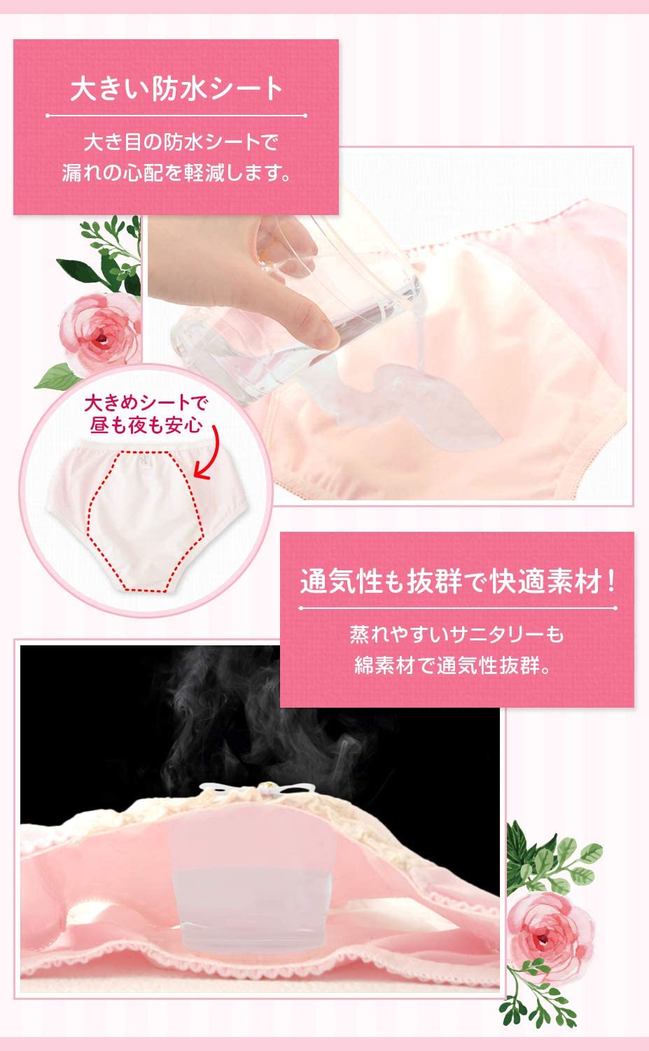 ファッションサニタリーショーツ