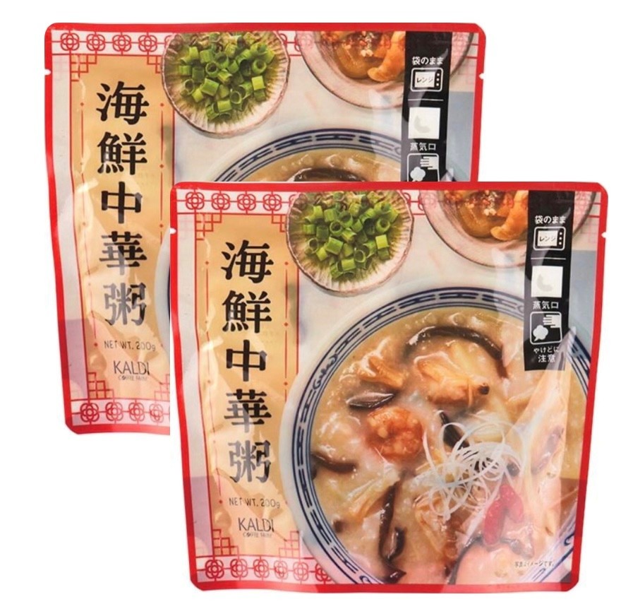 2袋セット　カルディ　海鮮中華粥　神奈川倉庫