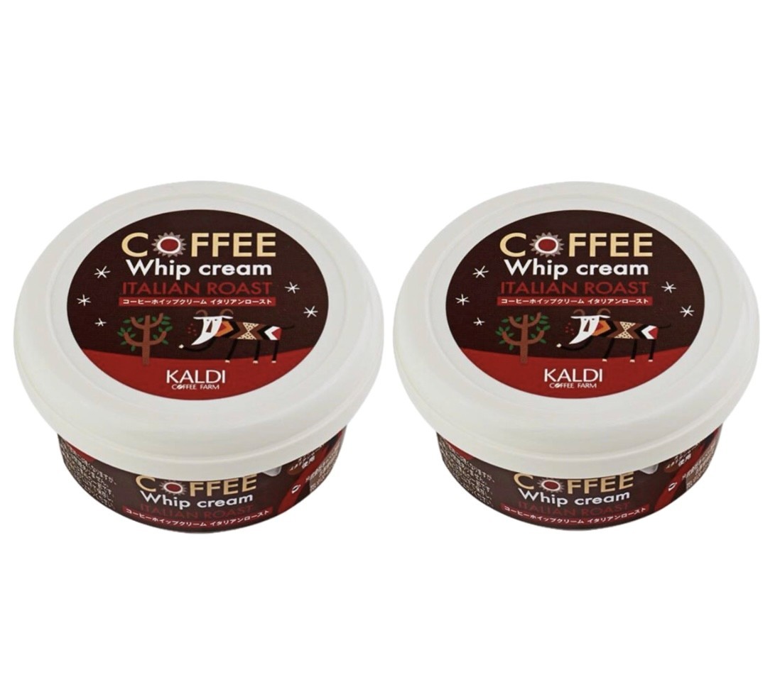 2個セット 季節限定 イタリアンローストコーヒーホイップクリーム　カルディ　東京...