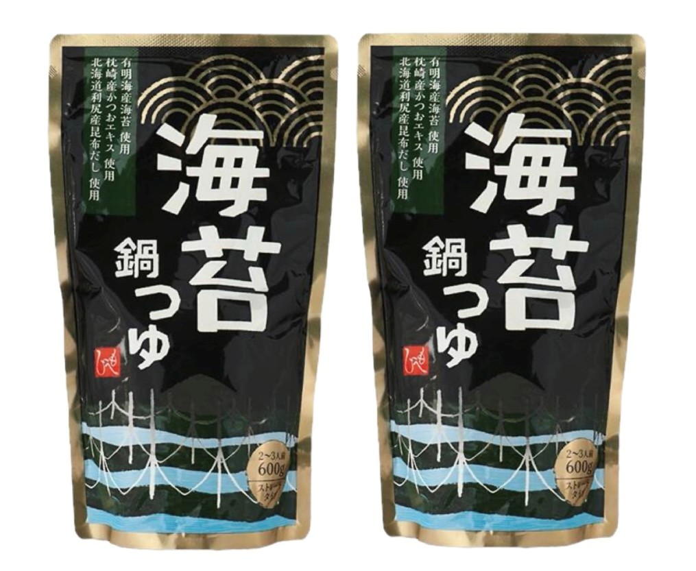 2袋セット　もへじ　海苔鍋つゆ　神奈川倉庫