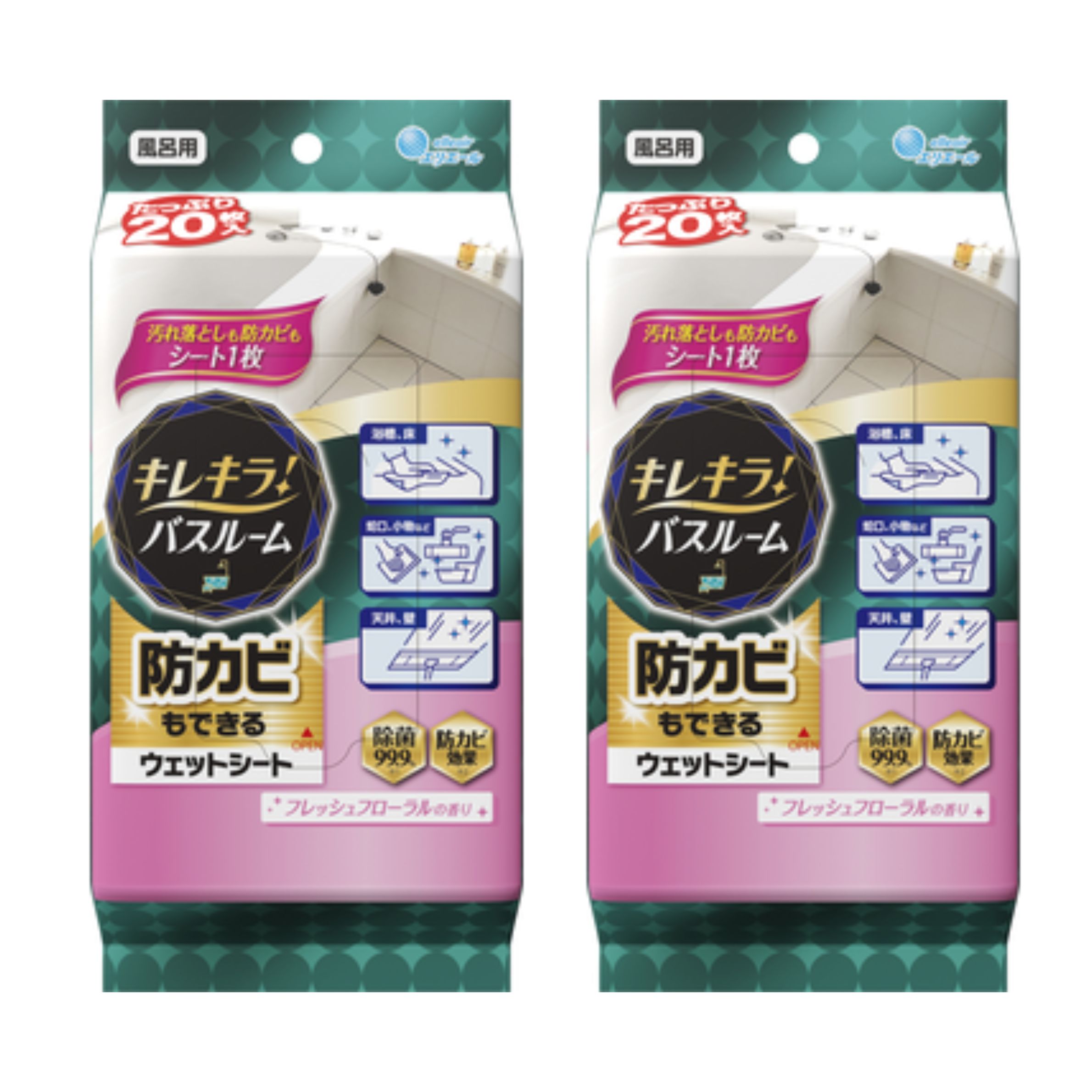 Rakuten - 2個セット キレキラ！バスルームクリーナー フレッシュフローラルの香り 東京西倉庫