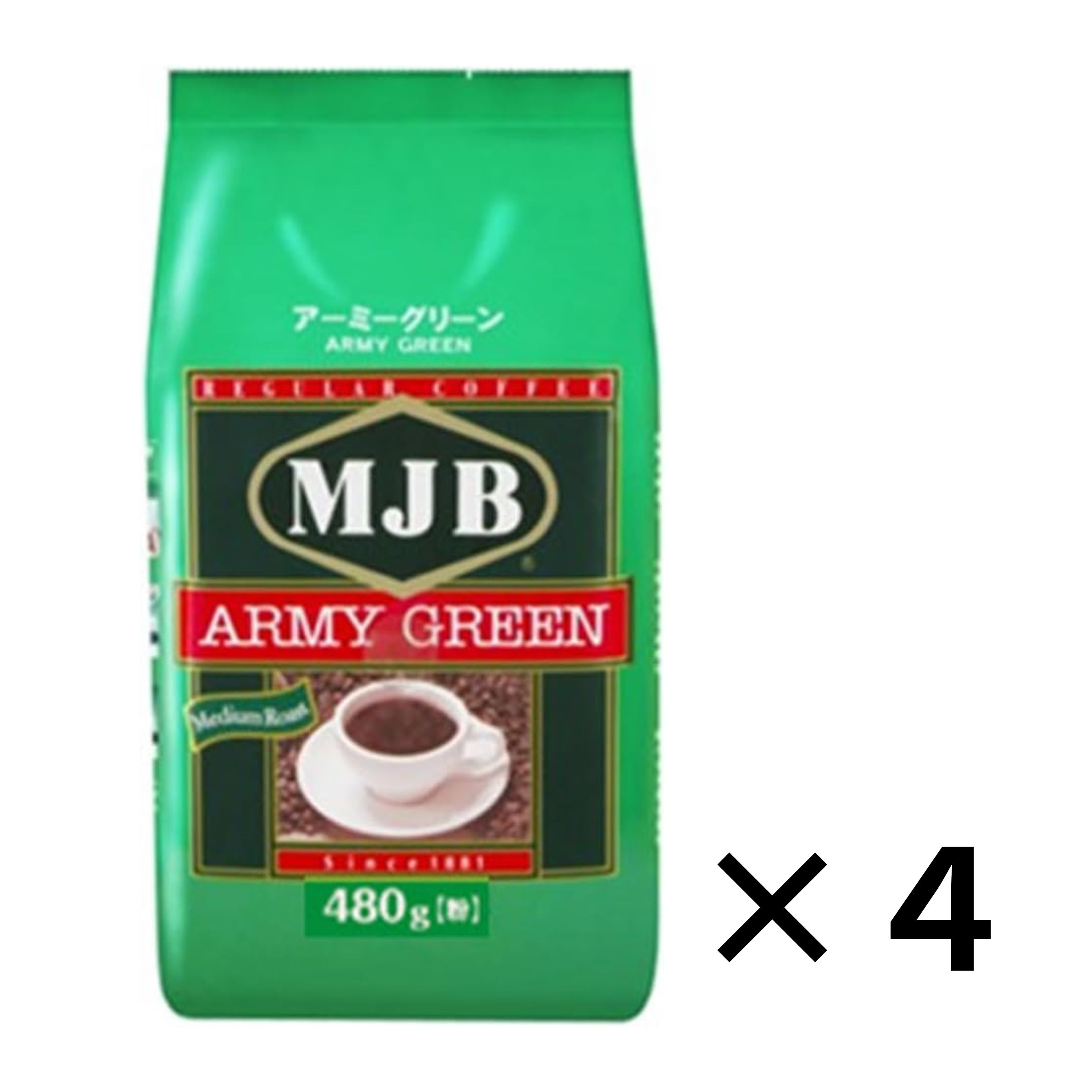 Rakuten - MJB アーミーグリーン 4袋セット 共栄製茶 480g　東京西倉庫